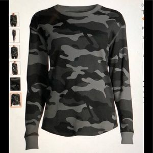 Time and Tru Long Sleeve Thermal T-Shirt, 3XL